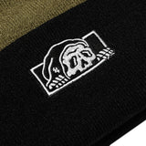 Lurker Gas Station Beanie - Military Green/Black