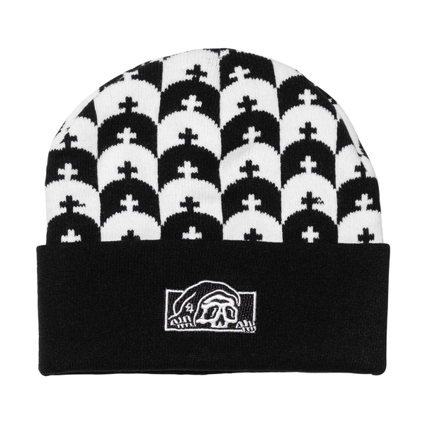 Graves Beanie - Black/White – Lurking Class