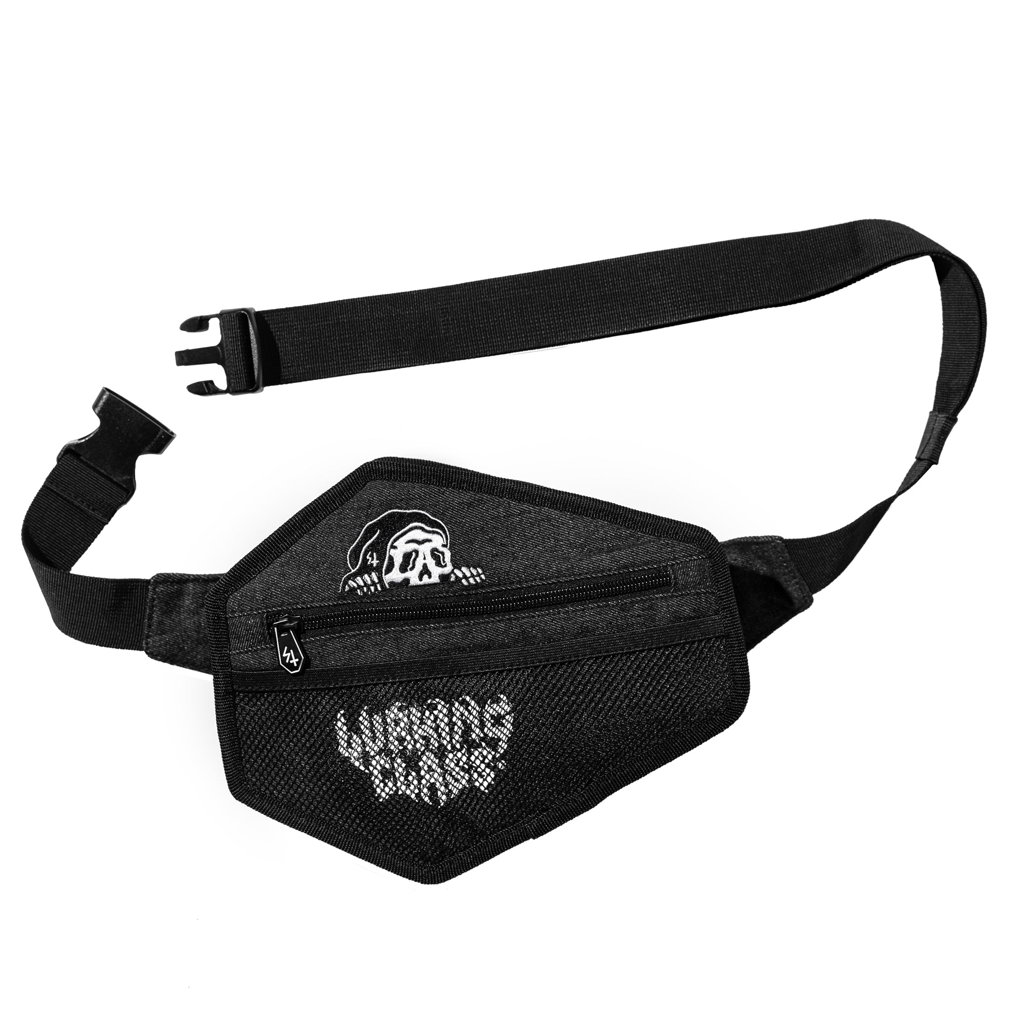 Coffin Sling Bag Acid Wash Denim Lurking Class