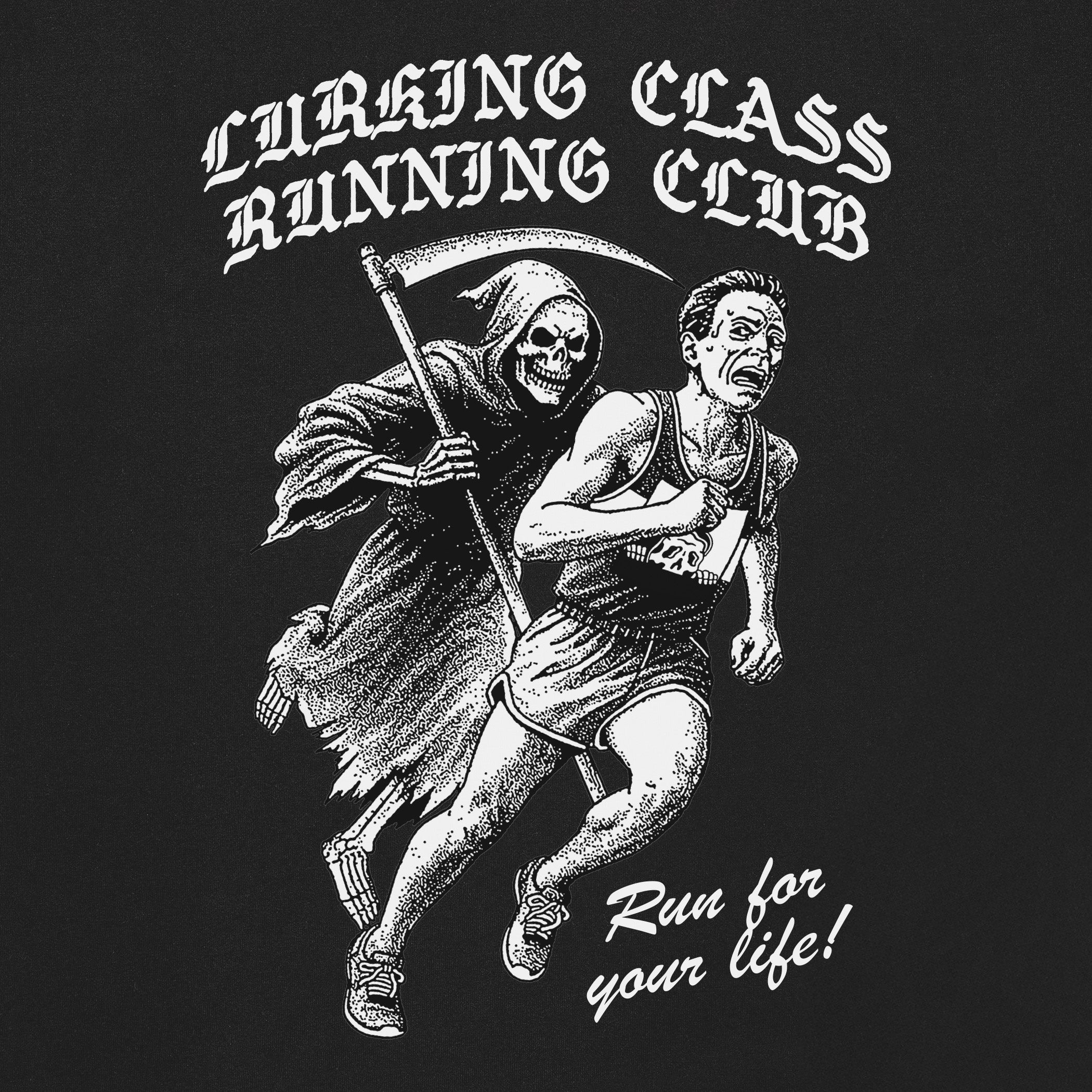 Run For Your Life Tee - Black – Lurking Class