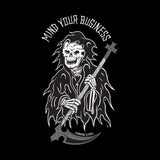 Mind Your Business Pullover Hoodie - Black