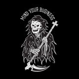 Mind Your Business Pullover Hoodie - Black