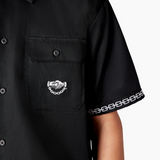 Dickies x Lurking Class Demons Button Up Work Shirt - Black