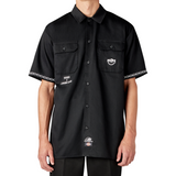 Dickies x Lurking Class Demons Button Up Work Shirt - Black