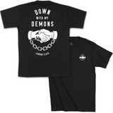 Down With My Demons Tee - Black