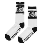 Lurker Stripe Socks - White
