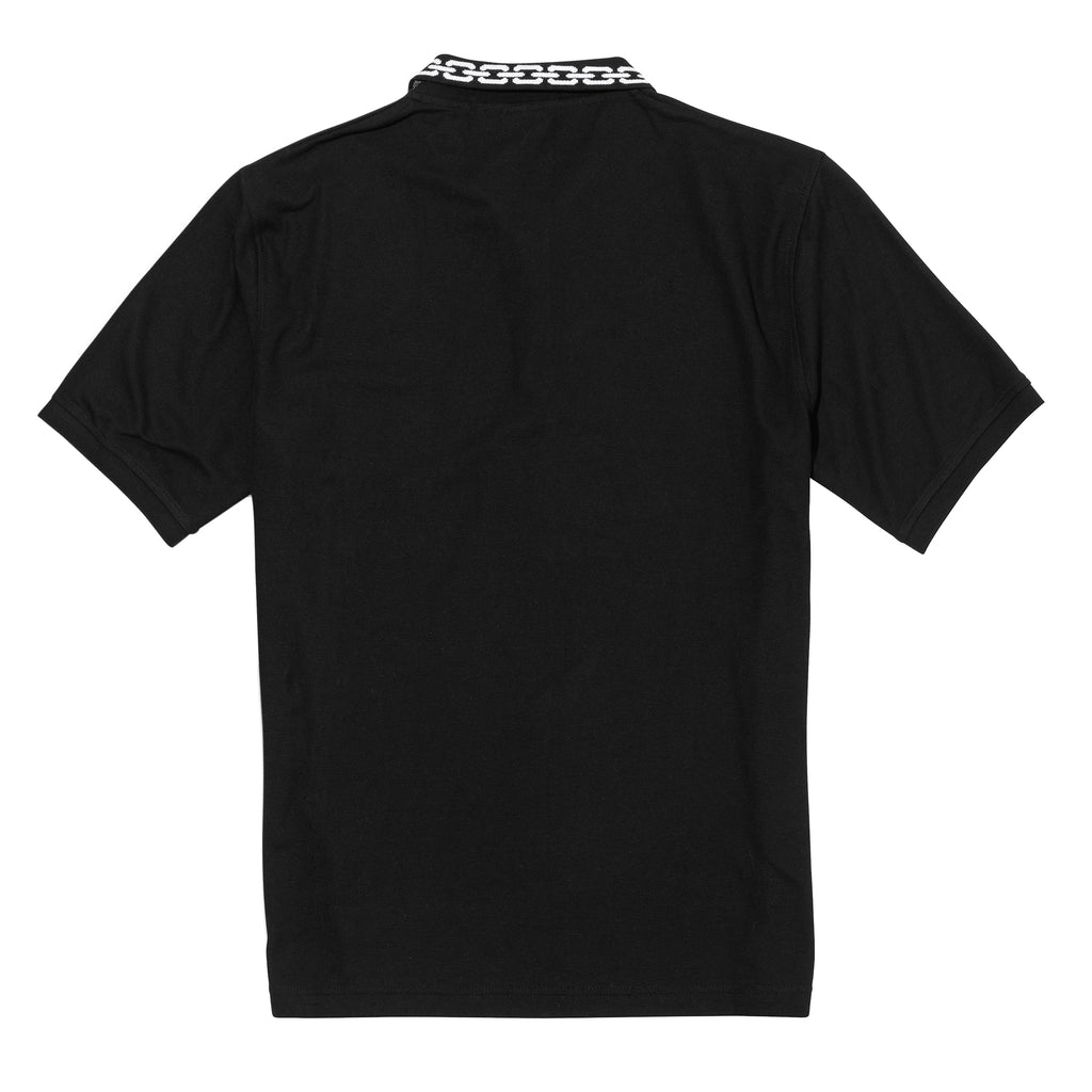 Chains Polo Shirt - Black – Lurking Class
