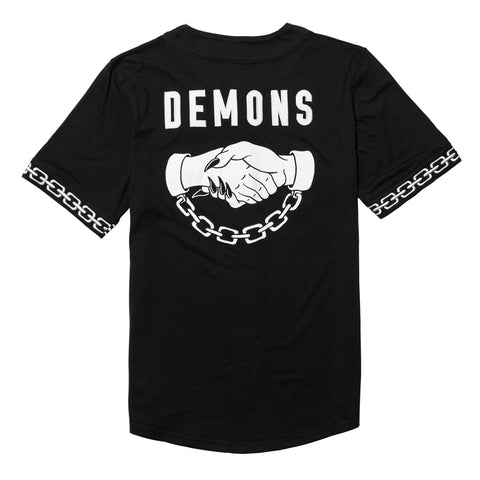 Demons Baseball Jersey - Black