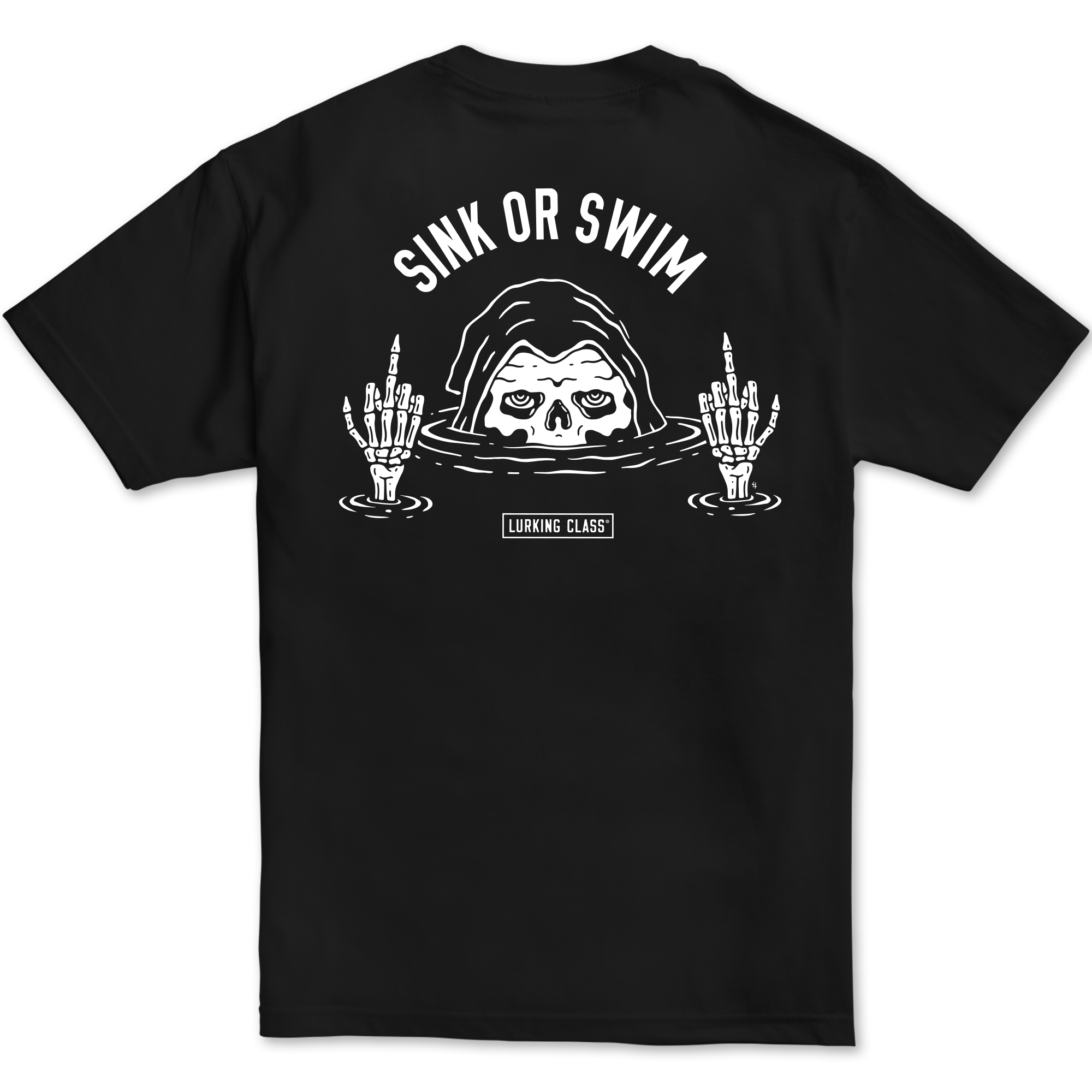 Sink Or Swim Tee - Black