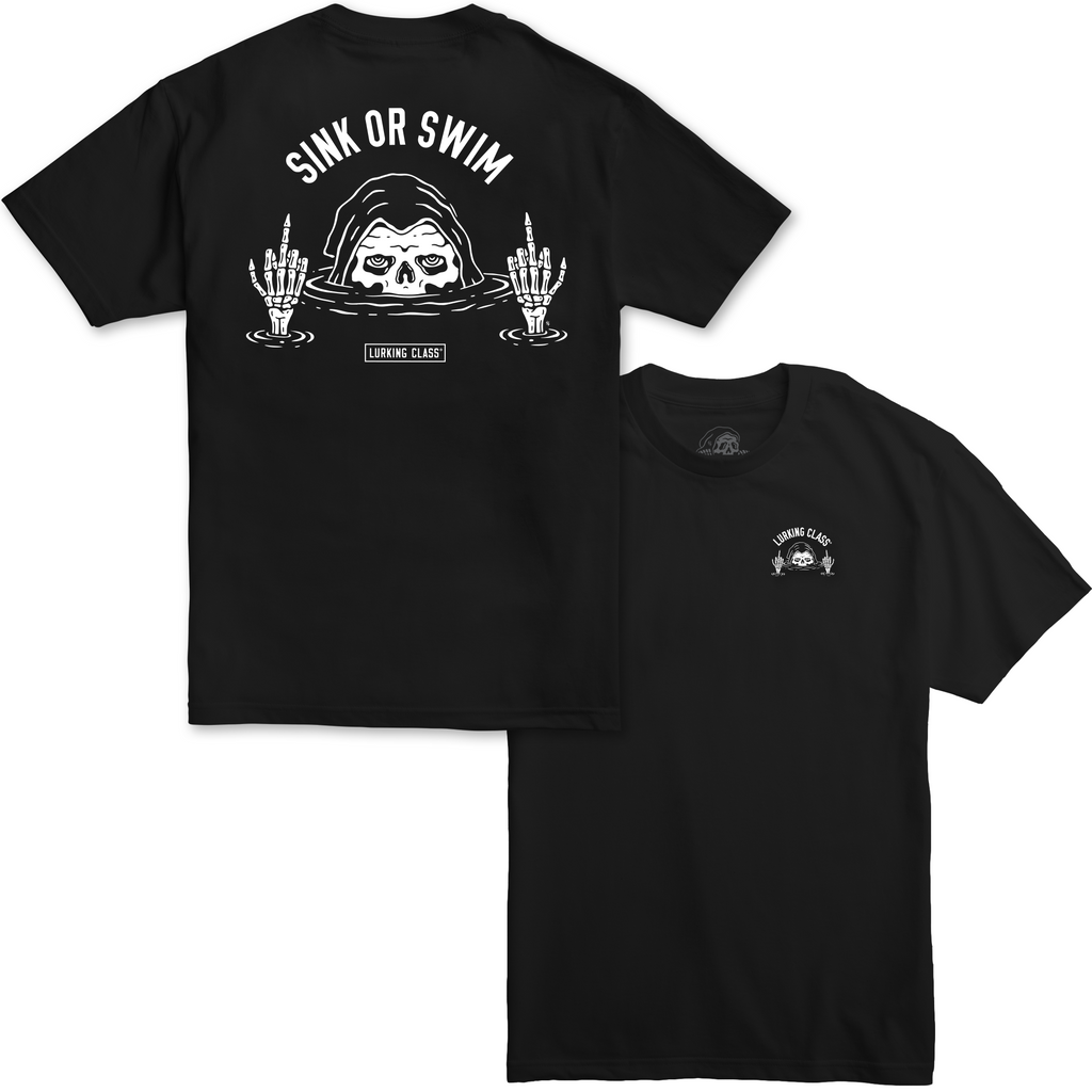 Sink Or Swim Tee - Black