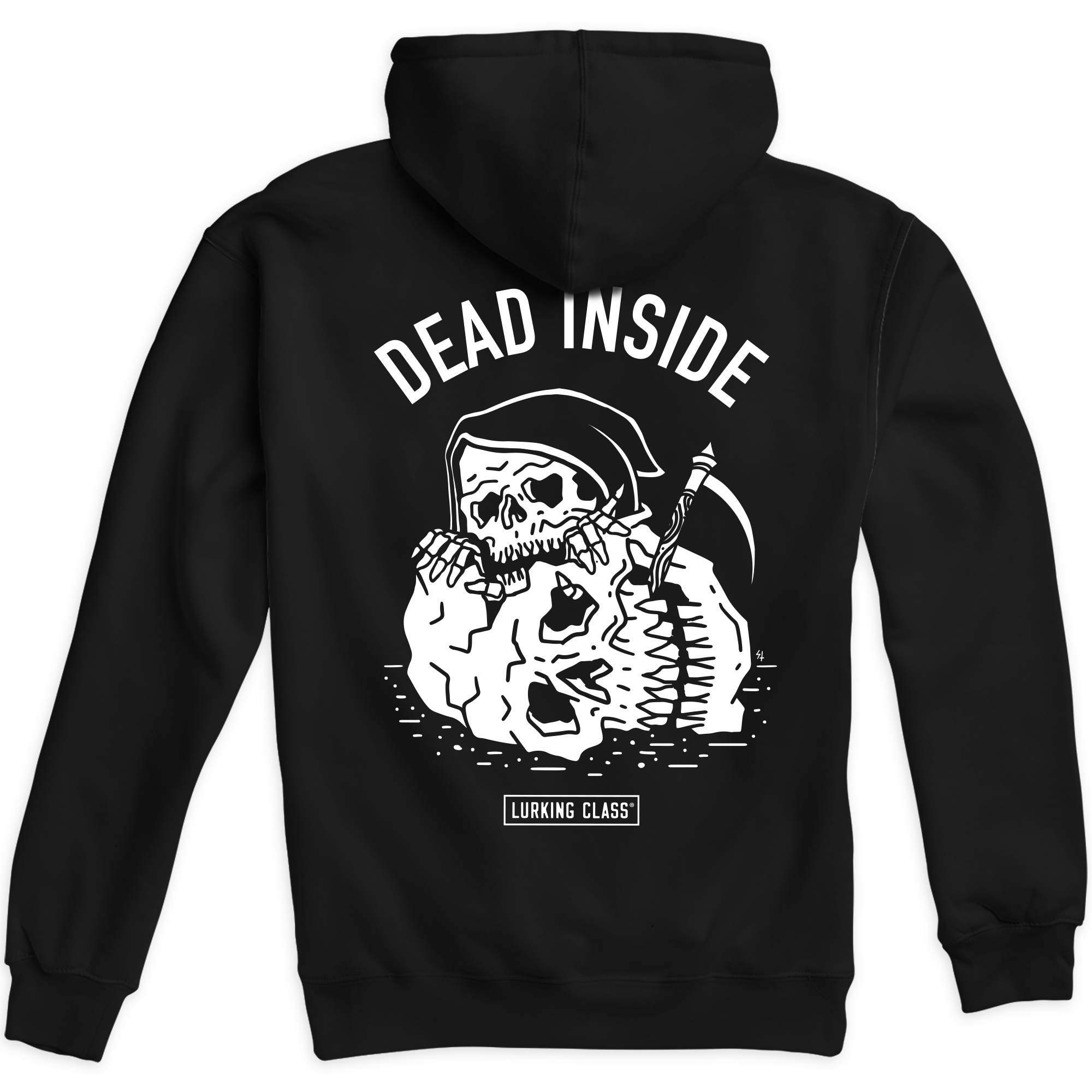 Dead Inside Hoodie - Black