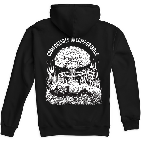Comfortably Uncomfortable Hoodie - Black