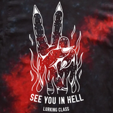 See You In Hell Tee - Black/Tie Dye
