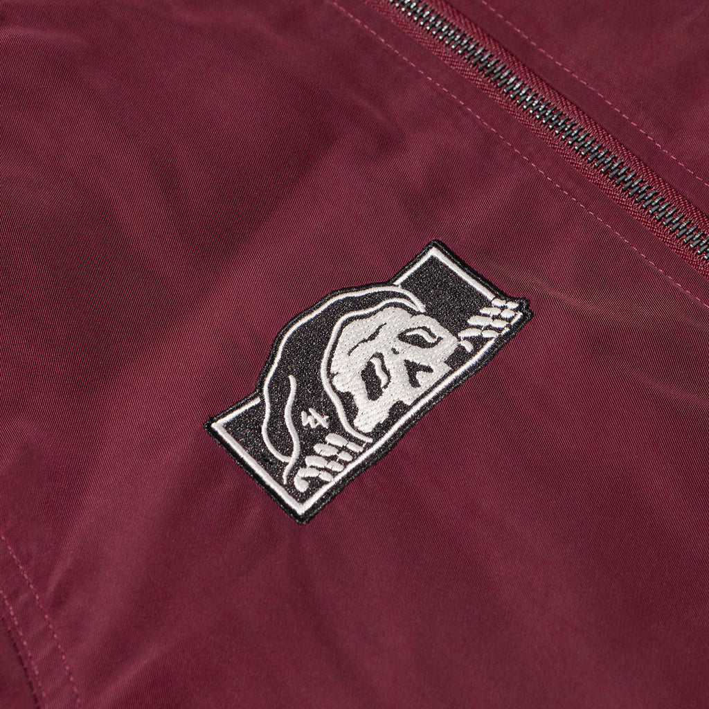 Lurking Class by Sketchy Tank Team Red Hooded Bomber Jacket