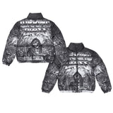 Cyborg Women's Puffer Jacket - Black/White