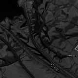 LC Coffins Women's Hooded Quilted Jacket - Black