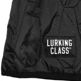 LC Coffins Women's Hooded Quilted Jacket - Black