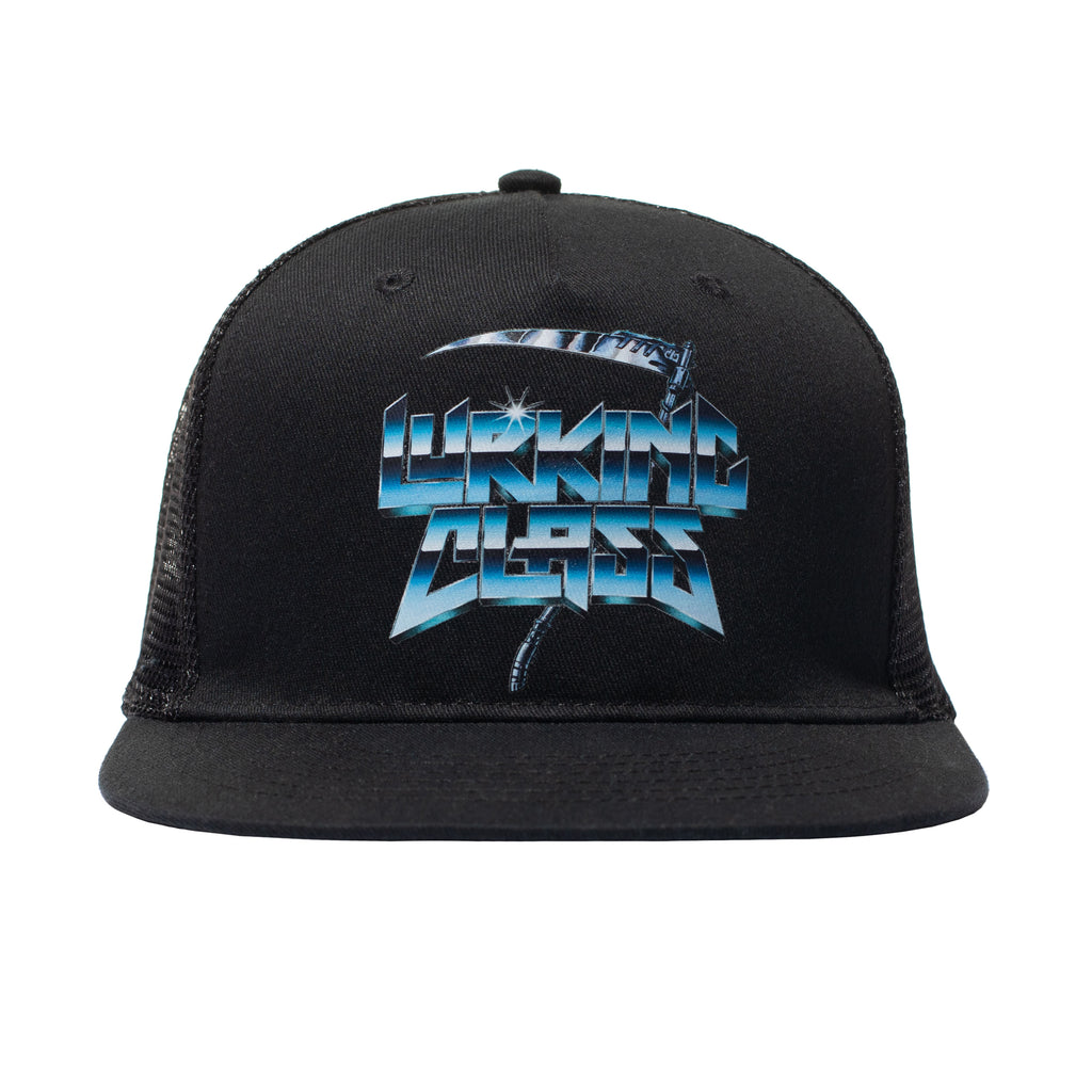 Metal Scythe Trucker Hat - Black