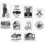 Lurking Class Icons Sticker Pack